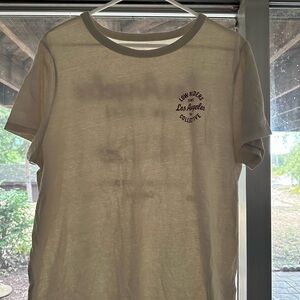 Old Navy Cream Graphic Tee